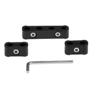 Kit morsetto organizzatore divisore separatore filo candela motore in alluminio da 3 pezzi