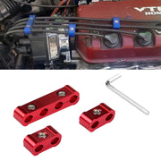 Kit morsetto organizzatore divisore separatore filo candela motore in alluminio da 3 pezzi