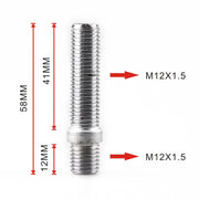 20 PZ 5.8 cm Modifica Auto Universale Ruote Estese Conversione Perno M12x1.5 a M12x1.5 Adattatore A Vite LN032 LN033 LN044, 5.8cm M12x1.5 to M12x1.5