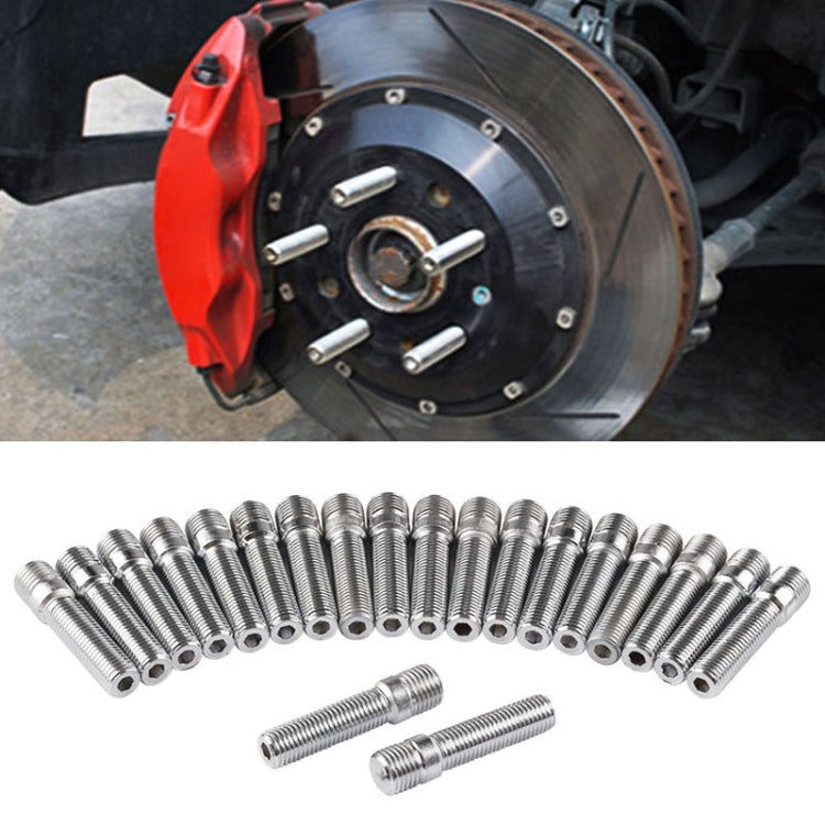 20 PZ 5.8 cm Modifica Auto Universale Ruote Estese Conversione Perno M14x1.5 a M12x1.5 Adattatore A Vite LN032 LN033 LN044, 5.8cm M14x1.5 to M12x1.5