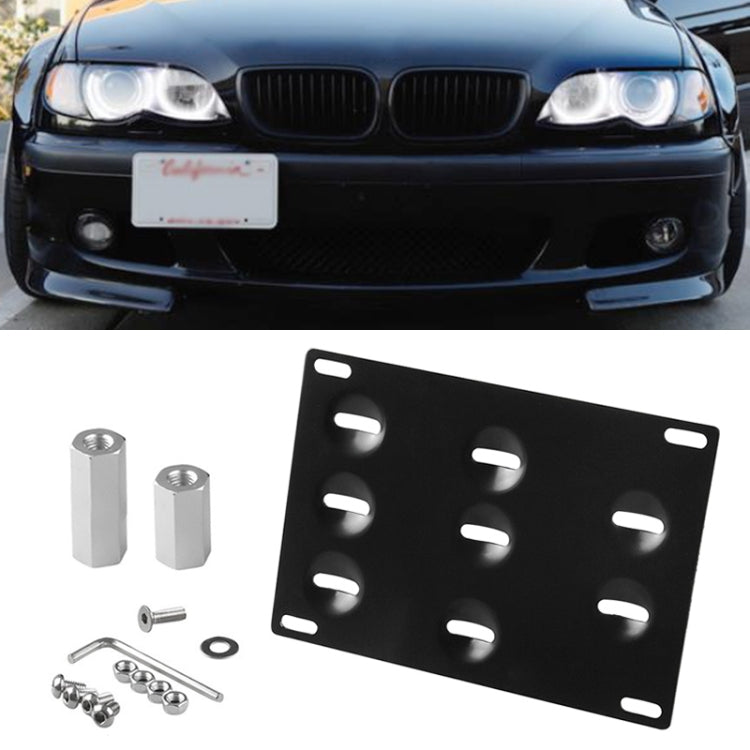 Supporto per staffa di montaggio per targa per gancio di traino per paraurti anteriore per auto per Toyota Yaris, For Toyota Yaris
