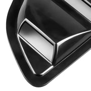 2 pezzi pannello in fibra di carbonio verniciato pannello per finestra laterale copertura per feritoia pannello di raffreddamento set per Ford Mustang 2015-2018, Carbon Fiber Painted Panel