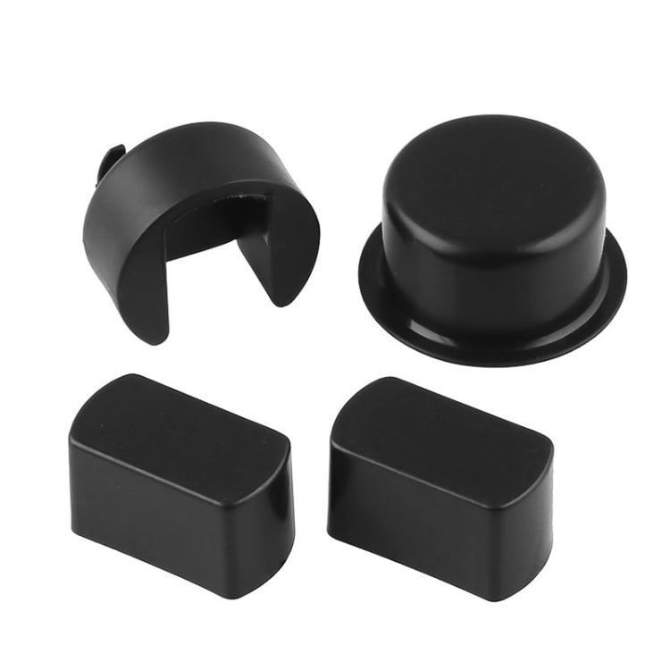 Kit inserto boccola perno cerniera portellone posteriore in ABS automobilistico da 4 pezzi per Ford / Dodge E7TZ-99430B22-A, For Ford / Dodge