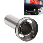 Punta del silenziatore di coda non regolabile per tubo di scarico in acciaio inossidabile 304 per auto universale da 3,5 pollici, 3.5 inchUnadjustable