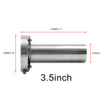 Punta del silenziatore di coda non regolabile per tubo di scarico in acciaio inossidabile 304 per auto universale da 3,5 pollici, 3.5 inchUnadjustable