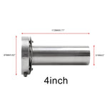 Punta del silenziatore di coda non regolabile per tubo di scarico in acciaio inossidabile 304 per auto universale da 4 pollici, 4 inch Unadjustable