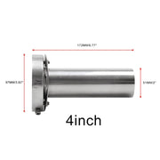Punta del silenziatore di coda non regolabile per tubo di scarico in acciaio inossidabile 304 per auto universale da 4 pollici, 4 inch Unadjustable