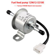 Pompa del carburante elettrica esterna per iniezione in linea da 90 l/h per auto 129612-52100 per mini escavatore Yanmar 4TNV88 Hitachi, Car 90L/H In-Line Injection Fuel Pump