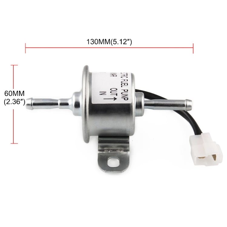 Pompa del carburante elettrica esterna per iniezione in linea da 90 l/h per auto 129612-52100 per mini escavatore Yanmar 4TNV88 Hitachi, Car 90L/H In-Line Injection Fuel Pump