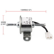 Pompa del carburante elettrica esterna per iniezione in linea da 90 l/h per auto 129612-52100 per mini escavatore Yanmar 4TNV88 Hitachi, Car 90L/H In-Line Injection Fuel Pump