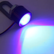 2 luci LED Eagle Eyes 12V 3W per moto, lunghezza cavo: 45 cm, Wire Length: 45cm