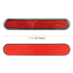 3R-2150 Adesivo esterno di avvertenza riflettente in plastica per auto da 2 pezzi, 3R-2150