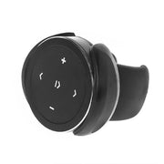 Controller wireless Bluetooth per auto, telefono cellulare, telecomando volante multifunzionale multimediale con supporto, with Holder (Black), with Holder (Silver)