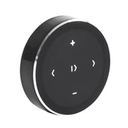 Controller wireless Bluetooth per auto, telefono cellulare, telecomando volante multifunzionale multimediale con supporto, with Holder (Black), with Holder (Silver)