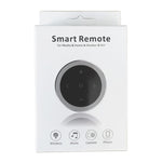 Controller wireless Bluetooth per auto, telefono cellulare, telecomando volante multifunzionale multimediale con supporto, with Holder (Black), with Holder (Silver)