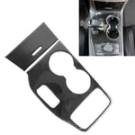 Adesivo decorativo in fibra di carbonio per pannello tazza d'acqua per auto da 2 pezzi per Jeep Grand Cherokee 2014-2015, Water Cup (2014-2015)