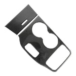 Adesivo decorativo in fibra di carbonio per pannello tazza d'acqua per auto da 2 pezzi per Jeep Grand Cherokee 2014-2015, Water Cup (2014-2015)