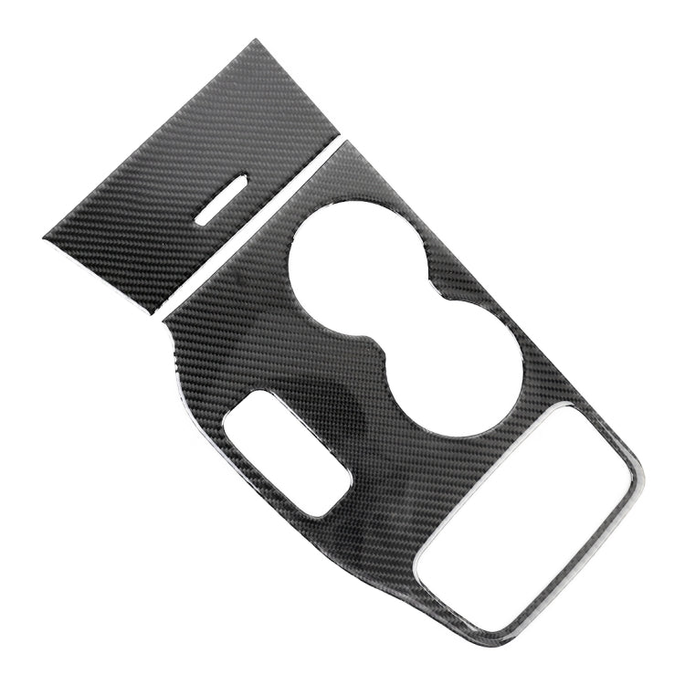 Adesivo decorativo in fibra di carbonio per pannello tazza d'acqua per auto da 2 pezzi per Jeep Grand Cherokee 2014-2015, Water Cup (2014-2015)