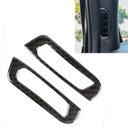 Adesivo decorativo in fibra di carbonio per uscita aria a colonna da 2 pezzi per Jeep Grand Cherokee, Air Outlet