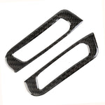 Adesivo decorativo in fibra di carbonio per uscita aria a colonna da 2 pezzi per Jeep Grand Cherokee, Air Outlet