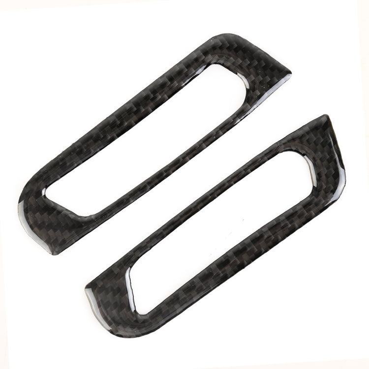 Adesivo decorativo in fibra di carbonio per uscita aria a colonna da 2 pezzi per Jeep Grand Cherokee, Air Outlet