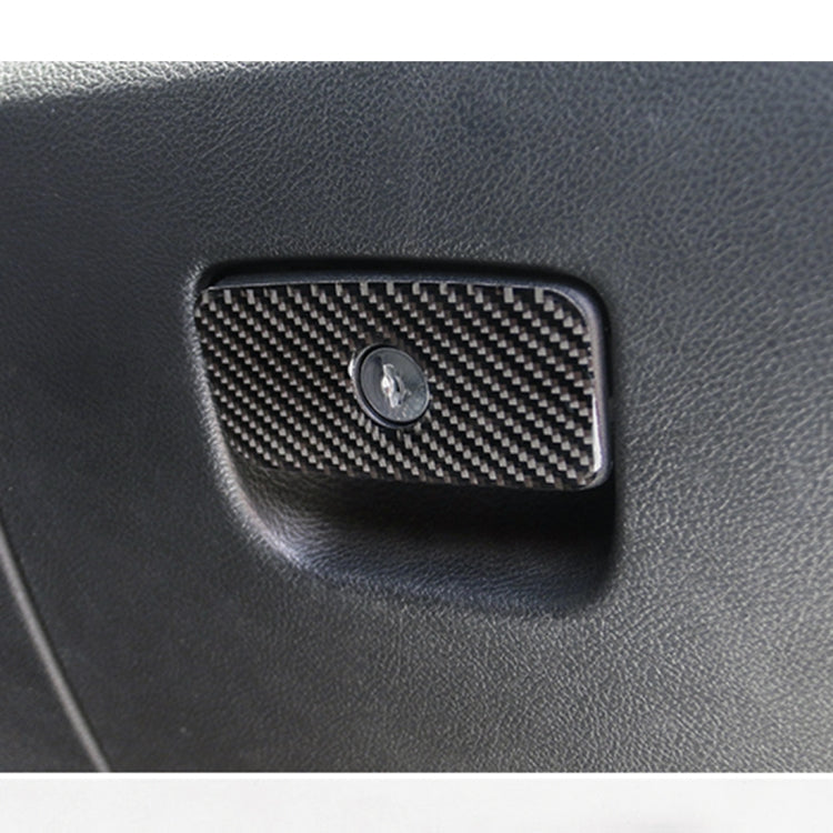 Adesivo decorativo in fibra di carbonio per scatola portaoggetti per sedile passeggero anteriore auto per Jeep Grand Cherokee, Front Passenger Seat Storage Box