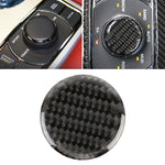 Adesivo decorativo in fibra di carbonio per rotazione della tazza dell'acqua per auto per Jeep Grand Cherokee, Water Cup Rotate Button