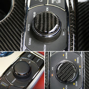 Adesivo decorativo in fibra di carbonio per rotazione della tazza dell'acqua per auto per Jeep Grand Cherokee, Water Cup Rotate Button