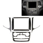 Adesivo decorativo in fibra di carbonio per navigazione con controllo centrale dell'auto per Jeep Grand Cherokee, Central Control Navigation