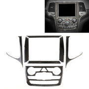 Adesivo decorativo in fibra di carbonio per navigazione con controllo centrale dell'auto per Jeep Grand Cherokee, Central Control Navigation