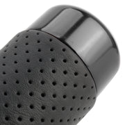 Pomello del cambio per auto a colonna lunga in pelle metallica, dimensioni: 18x3,3 cm, Size: 18x3.3cm (Black), Size: 18x3.3cm (Blue), Size: 18x3.3cm (Red), Size: 18x3.3cm (Silver)