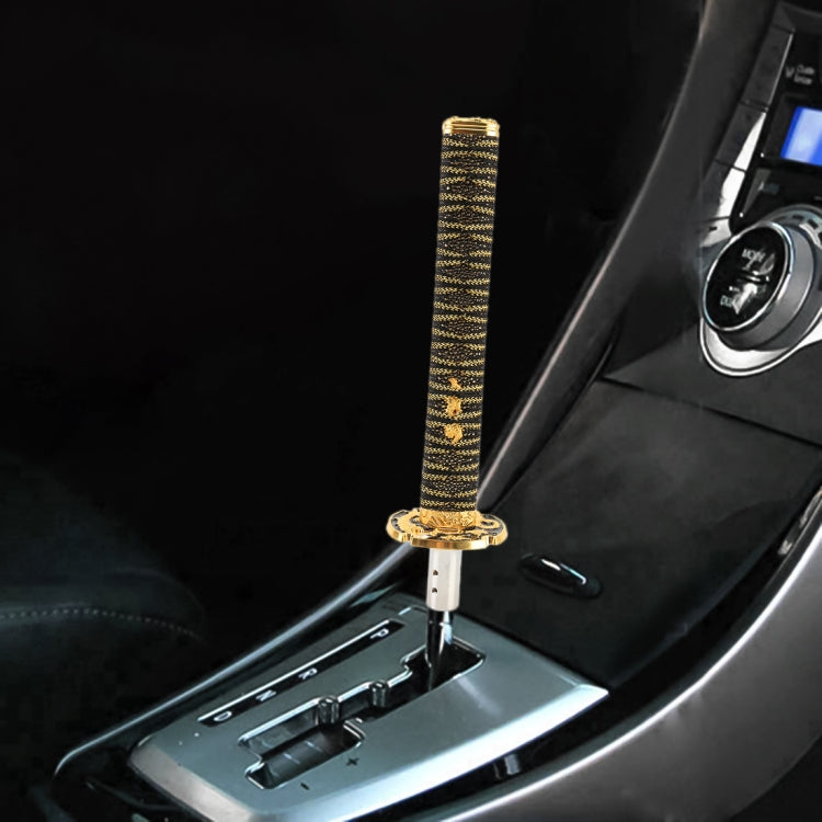 Pomello del cambio manuale o automatico universale a forma di Samurai, lunghezza: 31,5 cm