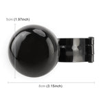 Volante universale per auto Manopola rotativa Ausiliario Booster Maniglia di controllo degli aiuti Volante per auto Booster Rinforzo ruota Manopola spinner automatica Palla, Car Steering Wheel Spinner Knob (Black)