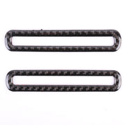 2 pezzi di adesivo decorativo per uscita portiera auto, modanatura per bocchetta dell'aria, striscia decorativa per Ford Mustang, Door Air Vent