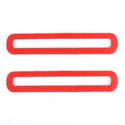 2 pezzi di adesivo decorativo per uscita portiera auto, modanatura per bocchetta dell'aria, striscia decorativa per Ford Mustang, Door Air Vent