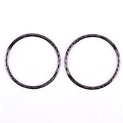 Adesivo decorativo per anello di rivestimento del clacson della portiera dell'auto da 2 pezzi per Ford Mustang, Door Horn