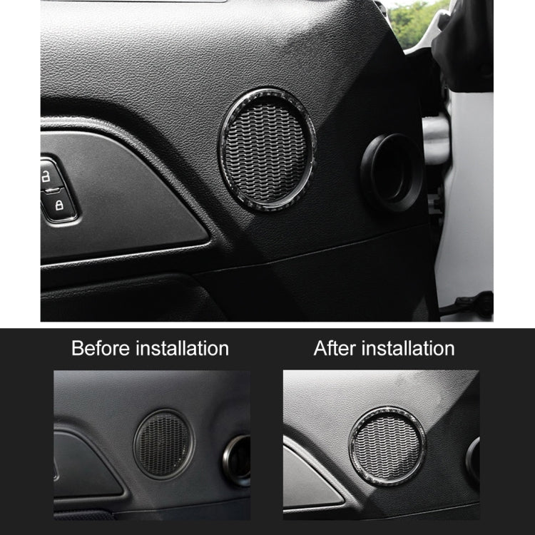 Adesivo decorativo anello clacson Ford Mustang 2 pezzi