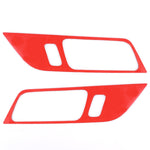 Adesivo decorativo per maniglia portiera auto da 2 pezzi per Ford Mustang, Door Handle