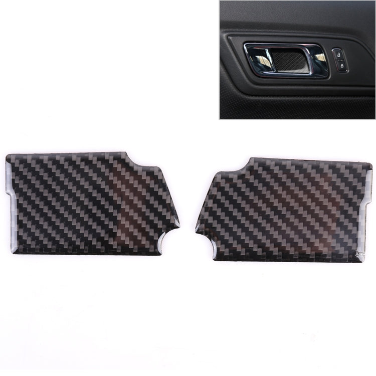 Adesivo decorativo per portiera auto da 2 pezzi per Ford Mustang, Door Bowl