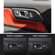 Adesivo decorativo per portiera auto da 2 pezzi per Ford Mustang, Door Bowl