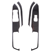 4 adesivi decorativi per pulsante regolatore alzacristalli portiera auto per Ford Mustang, Door Lift Window Regulator Button