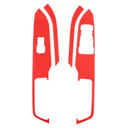 4 adesivi decorativi per pulsante regolatore alzacristalli portiera auto per Ford Mustang, Door Lift Window Regulator Button