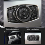 2 adesivi decorativi per la regolazione dei fari dell'auto per Ford Mustang, Headlight Adjustment
