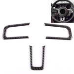 Adesivo decorativo per pulsanti del volante dell'auto da 3 pezzi per Ford Mustang, Steering Wheel Button