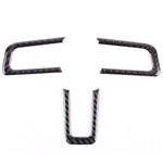 Adesivo decorativo per pulsanti del volante dell'auto da 3 pezzi per Ford Mustang, Steering Wheel Button