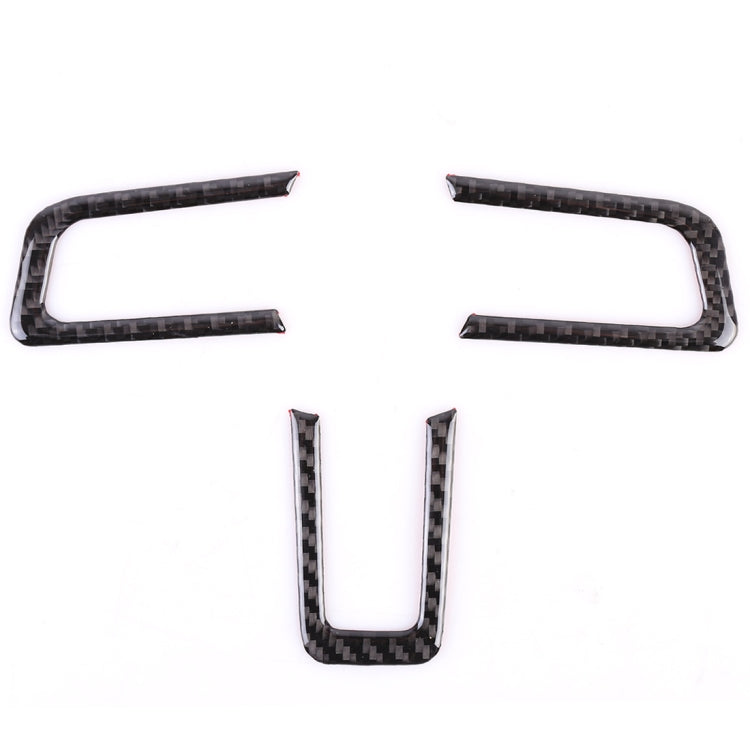 Adesivo decorativo per pulsanti del volante dell'auto da 3 pezzi per Ford Mustang, Steering Wheel Button