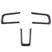 Adesivo decorativo per pulsanti del volante dell'auto da 3 pezzi per Ford Mustang, Steering Wheel Button
