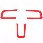 Adesivo decorativo per pulsanti del volante dell'auto da 3 pezzi per Ford Mustang, Steering Wheel Button