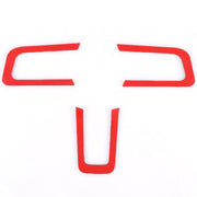 Adesivo decorativo per pulsanti del volante dell'auto da 3 pezzi per Ford Mustang, Steering Wheel Button