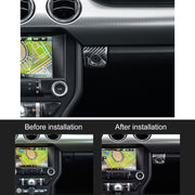 Adesivo decorativo per pulsante scatola portaoggetti per auto copilota per Ford Mustang, Copilot Storage Box Button